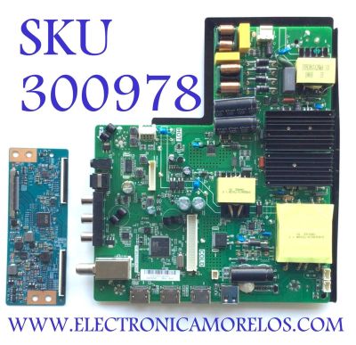 KIT DE TARJETAS PARA TV INSIGNIA / MAIN FUENTE 515Y35539M02 / TP.MS3553.PC906 / 2010049159 / 636D5006AF11 / A18127095-A03775 / T-CON 55.50T15.C07 / 50T15-C03 / 5550T15C07 / PANEL T500HVN07.5 / DISPLAY T500HVN07.5 / MODELO 